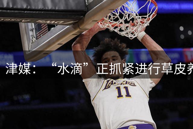 津媒：“水滴”正抓紧进行草皮养护工作，还做了局部草皮更换